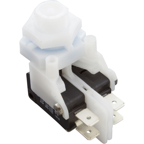 Air Switch PresAir DPDT 9/16" Center Spout 25A Latching TVA225B