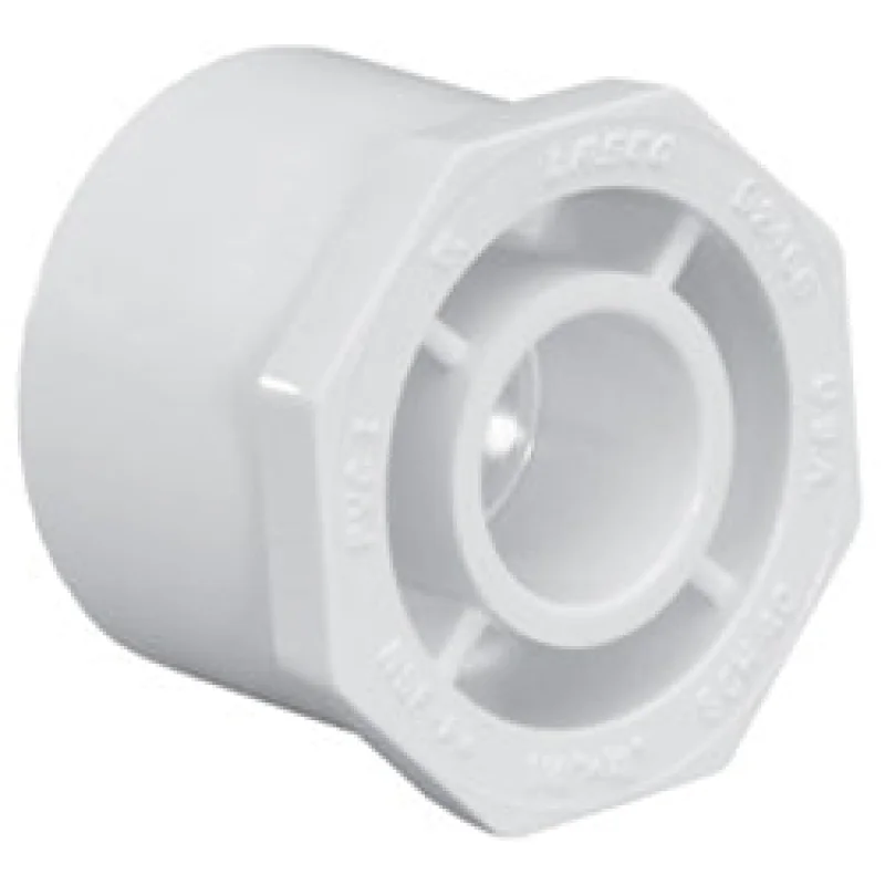 6" x 3/4" Sch 40 PVC Reducer Bushing Flush Style - Spig x Soc 437-524
