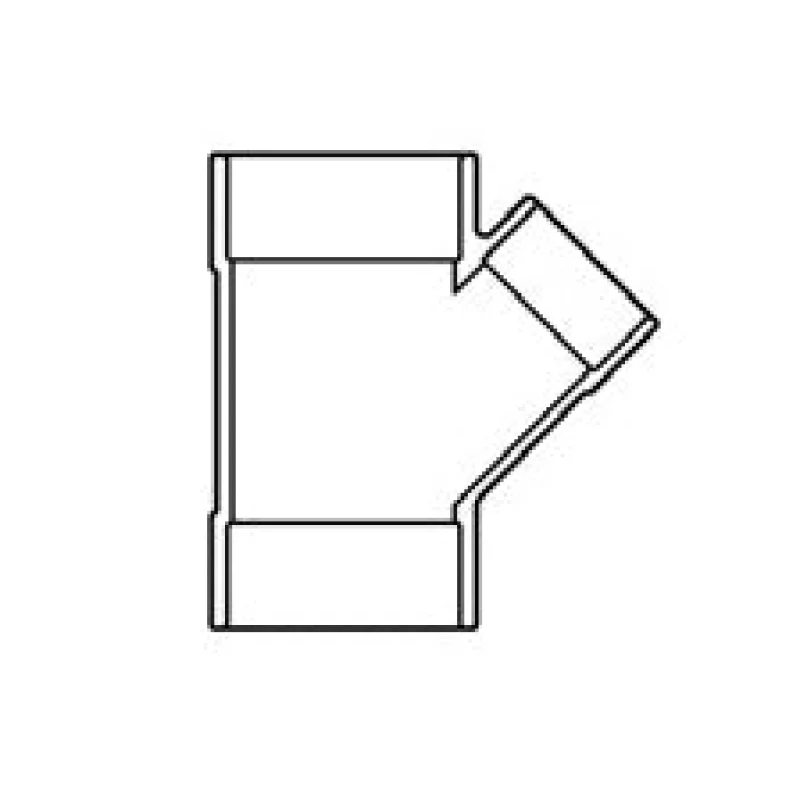 6" x 3" Sch 40 PVC Reducing Wye Soc 475-530