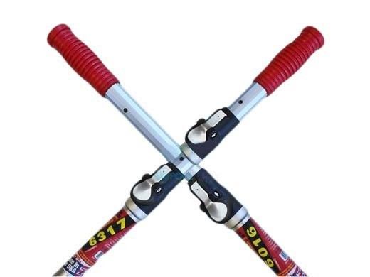 Skimlite 6000 Snaplite Series Telepole with Button Lock Pole, 6' to 12'