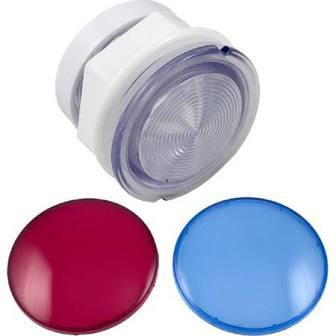 Waterway Plastics Light Wall Fitting, W/Reflector 2 5/8" Hole Size, 3 1/4"Face | 630-5005