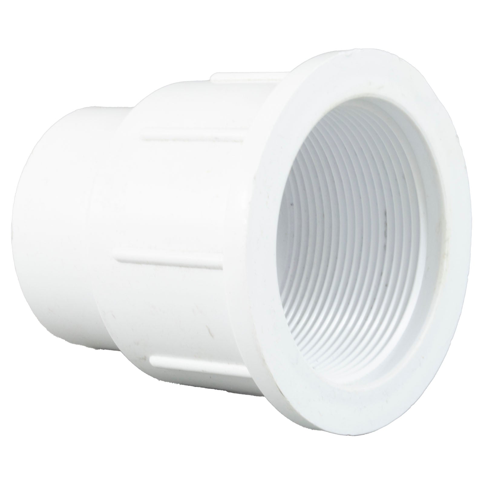 1-1/2" Suc StrghtNut, Adapter W/ Pipe Stops