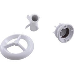 Hydro Air Jet Intl, BWG/HAI Caged Freedom, 3-3/8"fd, Roto, Smth, White | 16-FS00TM WHT