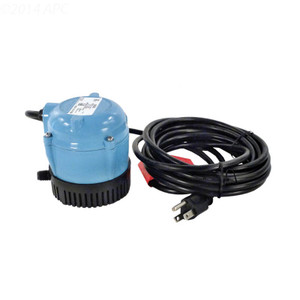 Little Giant 1-AA-18 Submersible Cover Pump 1/200 HP, 115 V, 18' Cord, 170 GPH, 500500