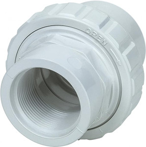 Hayward 1.5" FIP White ABS Flush Female Union, SP14952