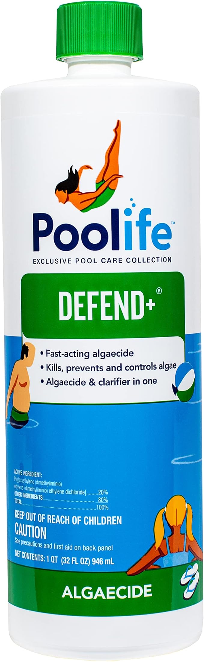 Poolife Defend+ Algaecide 1 qt / 32 oz | 62076