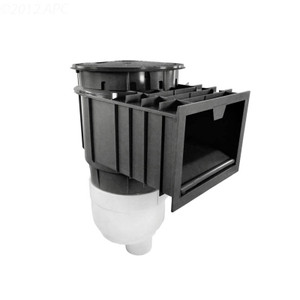 Waterway Renegade Gunite Gray 2" Socket In-Ground Skimmer with Round Lid, 540-6417