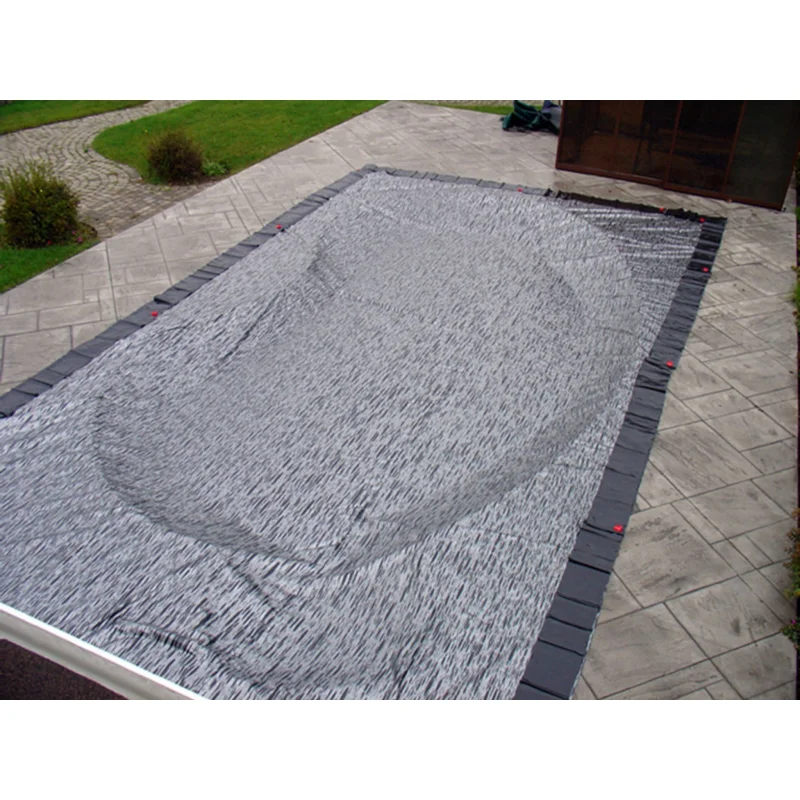 8-Year HPI Enviro Mesh Winter Pool Cover for 30' x 60' Rectangle Pools (Cover Size: 35' x 65') Made In America