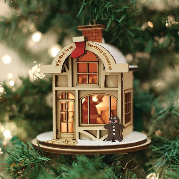 Big Red Sock Stocking Co. Ornament