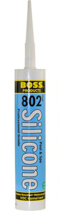 Boss 802 10.3 Oz Pool Silicone Adhesive Clear, 142315