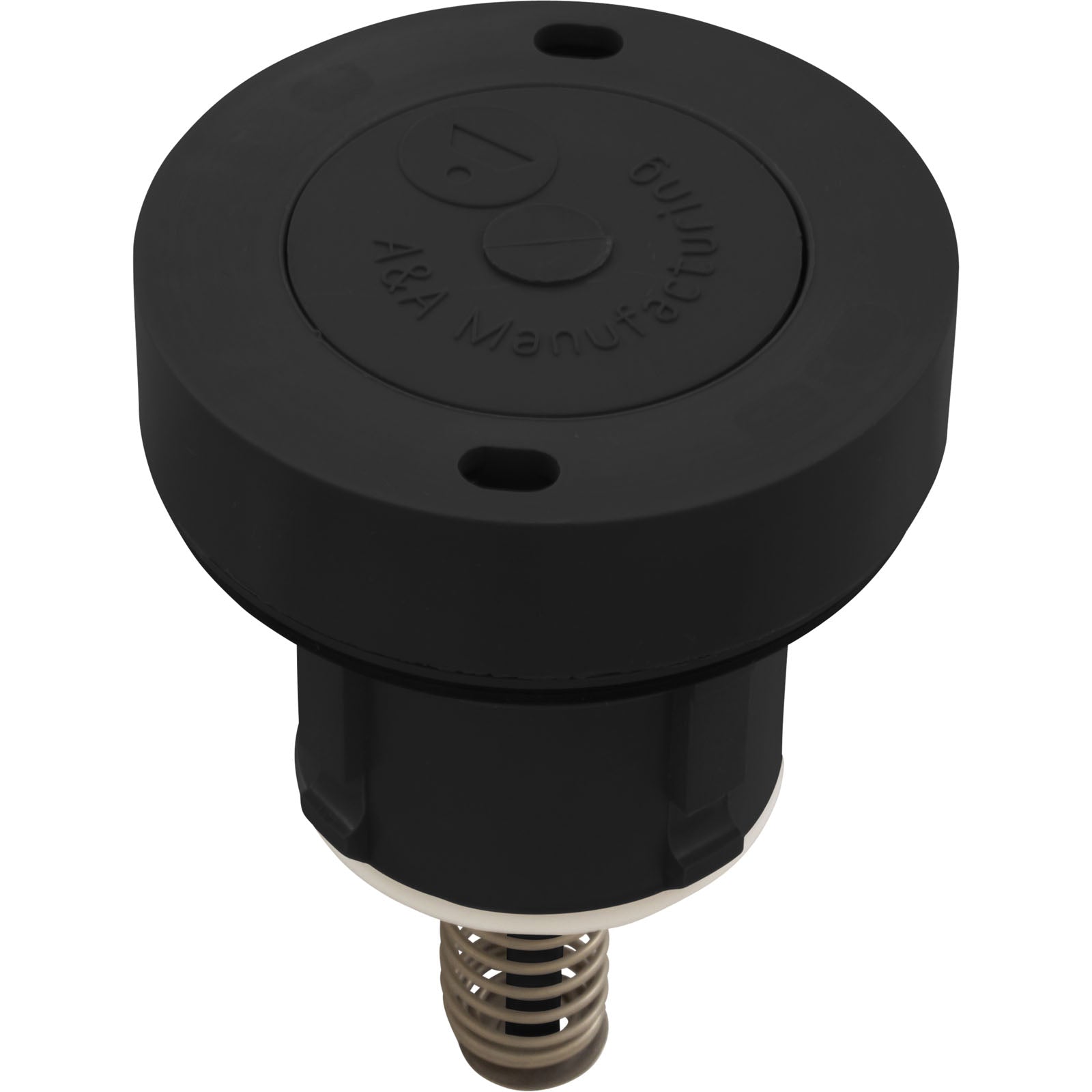 Cleaning Head, A&A Manufacturing Style I, Low-Flow, Black