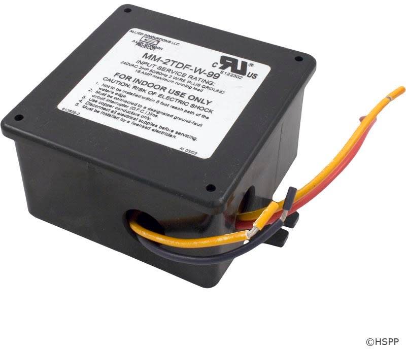 Generic MM-2TDF-W-99 2HP Jetted Tub Control, 240V