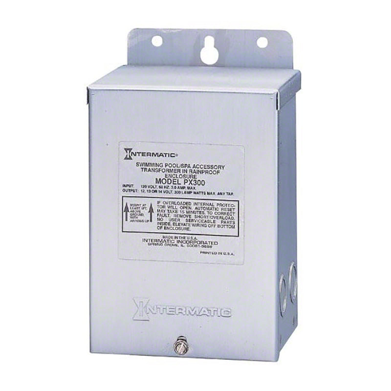 Light Transformer 12-14 Volts - 300 Watts - Stainless Steel Enclosure