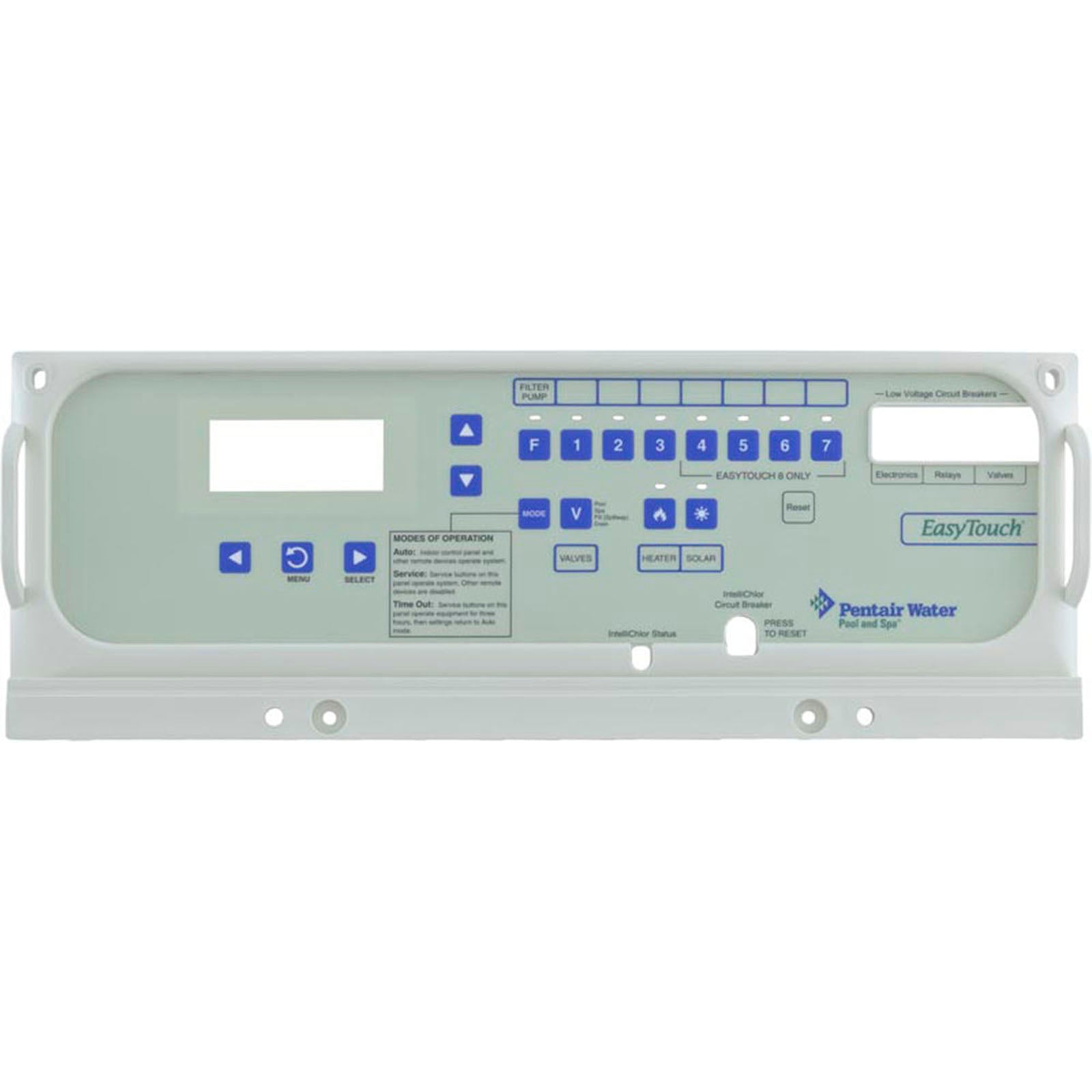 Faceplate, Pentair EasyTouch Outdoor Control Panel
