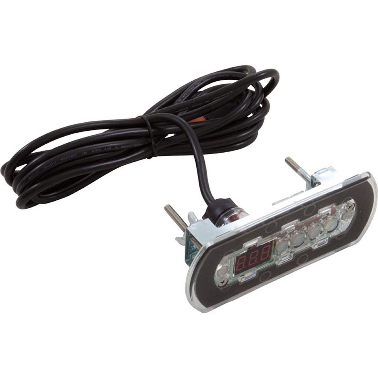 Topside, Gecko in.k200, 4 Button, 2 Pump, LED, w/o Overlay