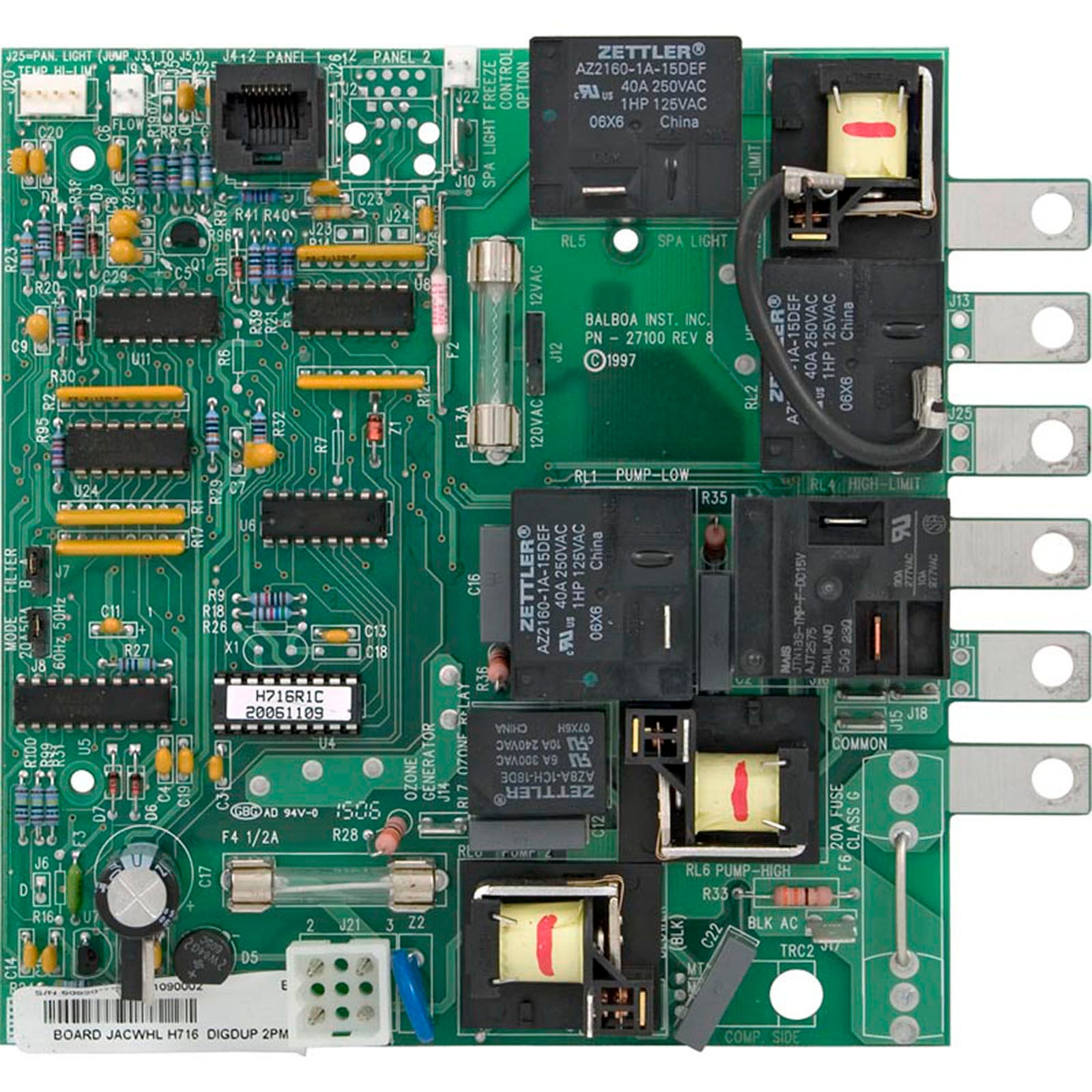 PCB, Jacuzzi, H716R1B, Digital Duplex