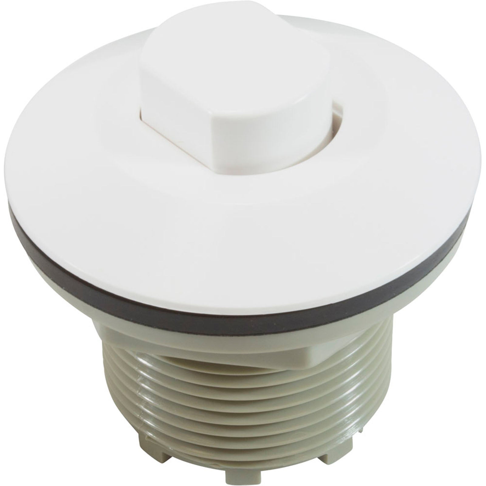 Air Button, Presair, Standard,1-3/4"hs, 2-5/8"fd, White