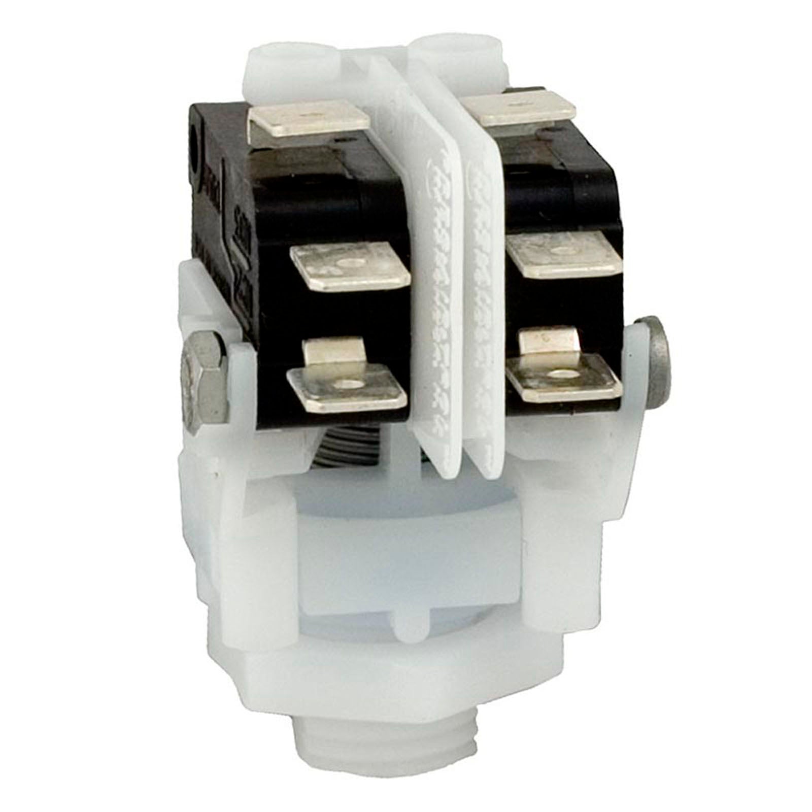 Air Switch, Presair, Tinytrol, DPDT, Latch, threadedCtr Spout