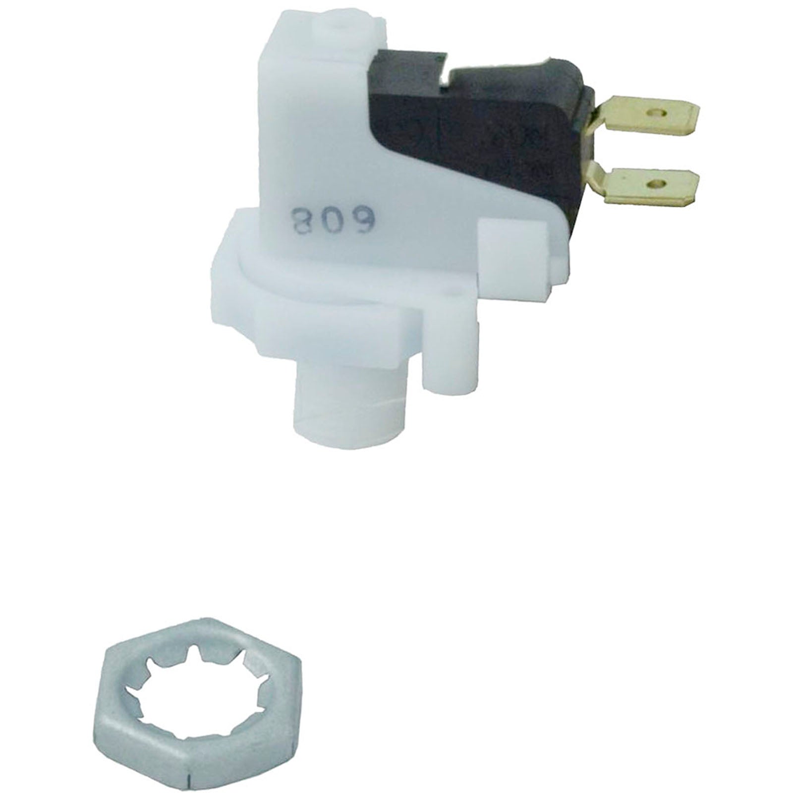 Air Switch, Presair, Tinytrol, SPDT, Momentary, 10A, ThdCenter Spt