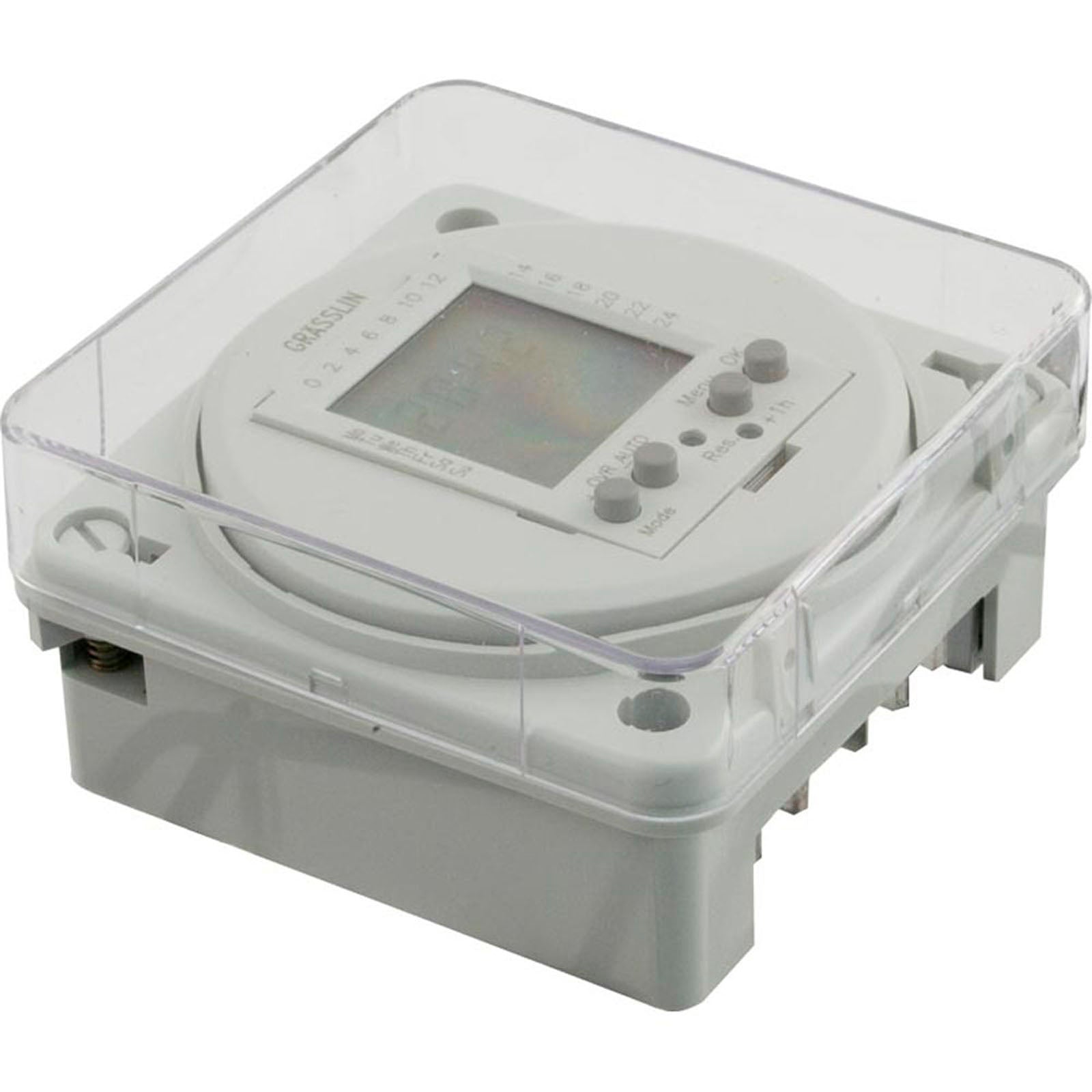Timer, Grasslin, SPDT, Panel Mount, 115v, Digital, 24 Hour/7 Day