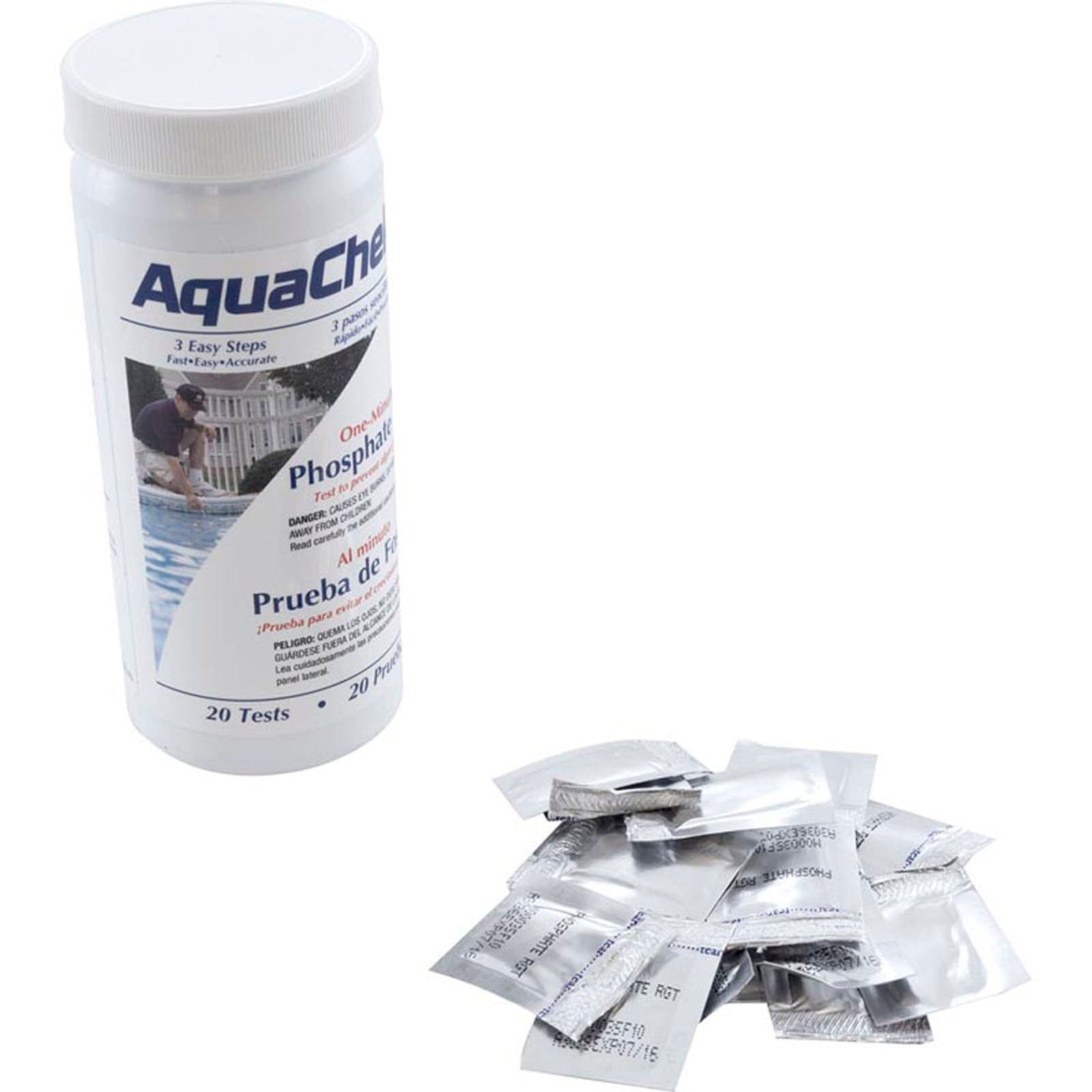 Test Kit, AquaCheck, Phosphate, 20 ct