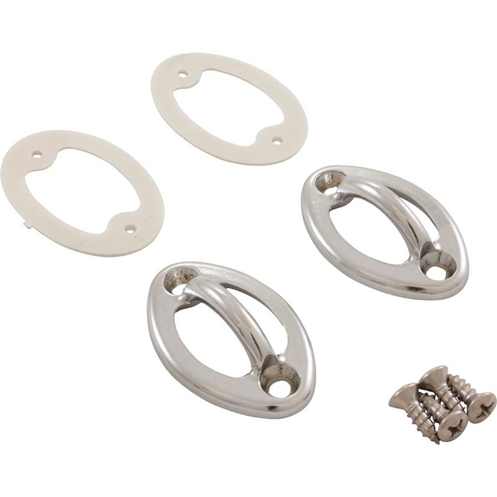 Rope Eye, Oval/ Flat Copings, 2 Pack