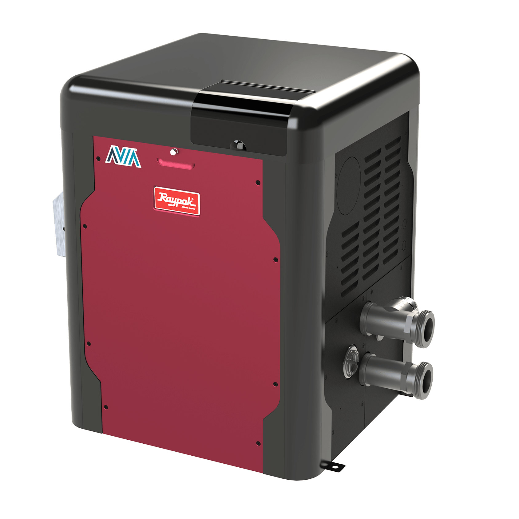 Raypak AVIA 264K BTU Natural Gas Low NOx Pool Heater with WiFi, Copper Tubing, 0-10000 Ft. Elevation, P-R264A-EN-C