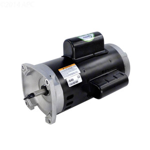 Century Square Flange Full-Rated Pump Motor, 5 HP, 3450 RPM, 56Y, Threaded Shaft, B1000
