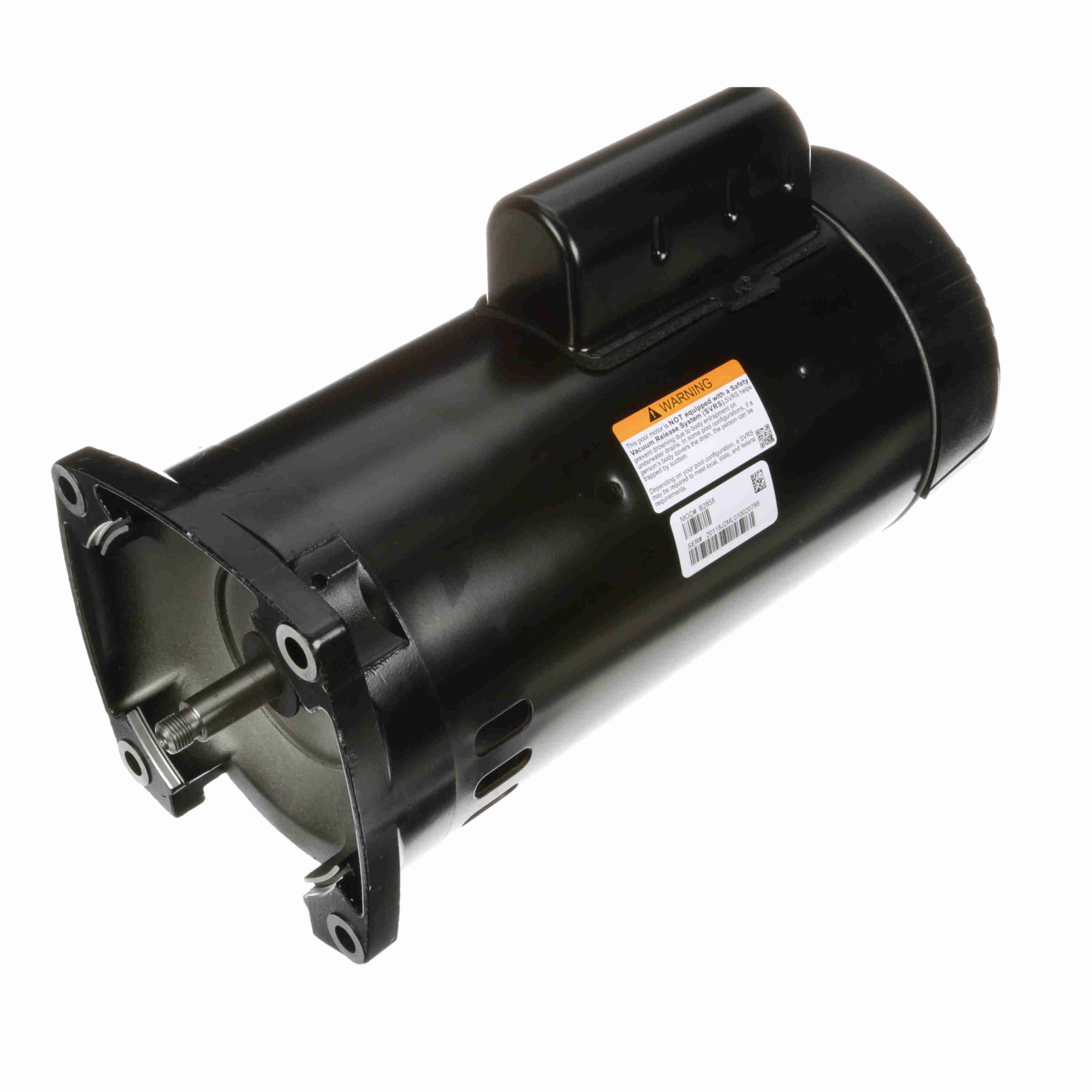 Century 1.5 HP Full Rate Pool Pump Motor, Square Flange, 56Y Frame, Single Speed