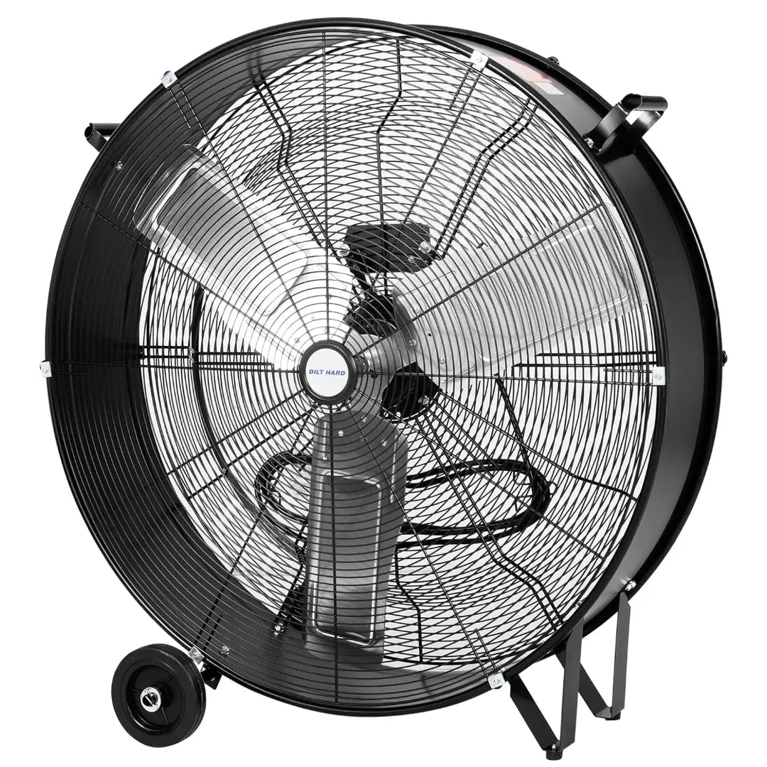 BILT HARD 34" 15000 CFM Industrial Drum Fan, 3-Speed Heavy Duty Shop Fan – UL Listed