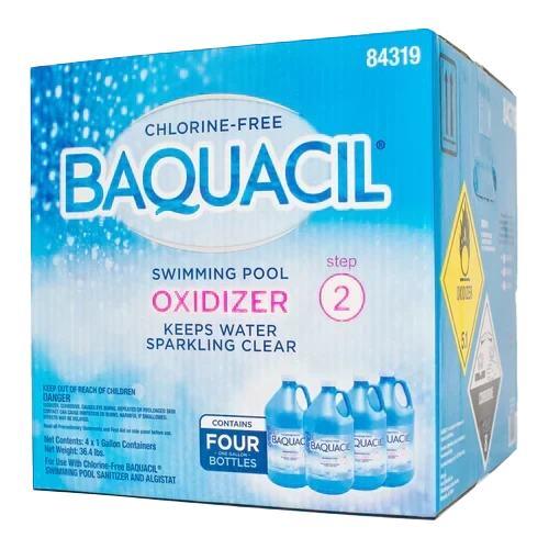 BAQUACIL Swimming Pool Oxidizer 1 Gallon / 128 oz | 84319 4 Pack