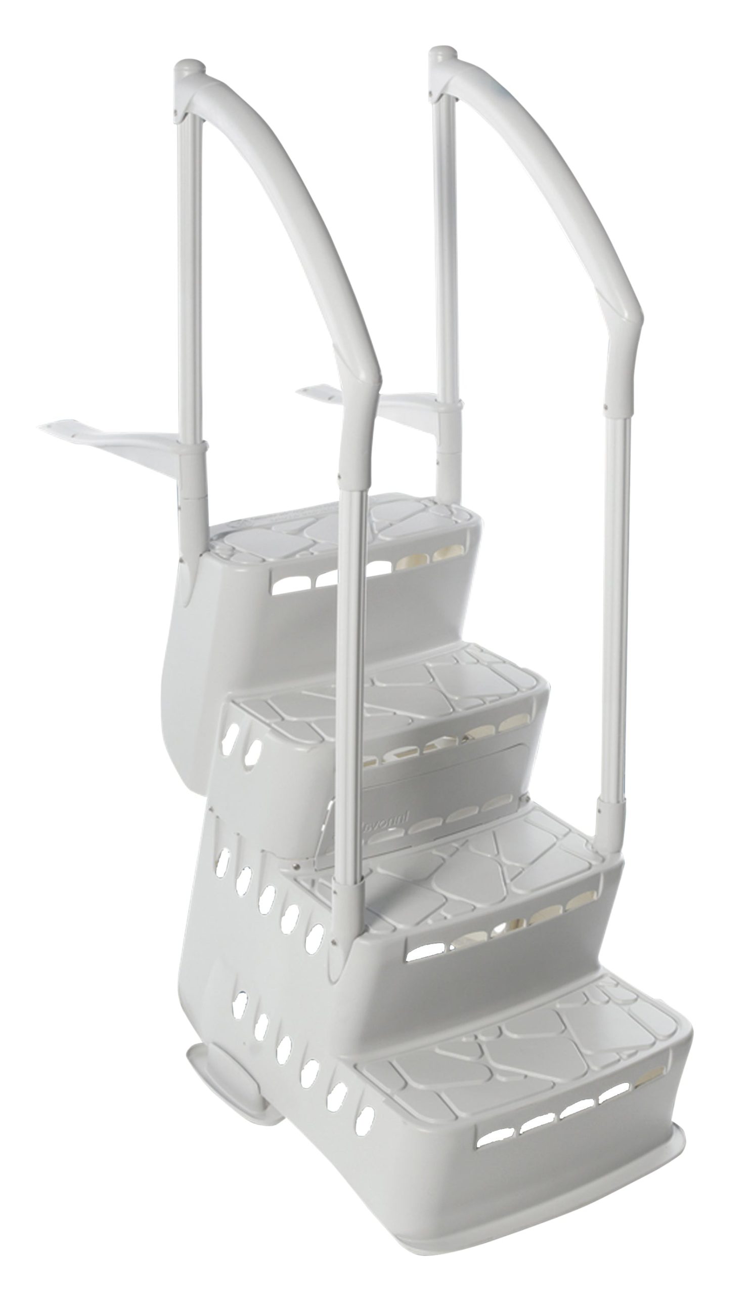Biltmor Pool Ladder with Deck Attachments (Gray)