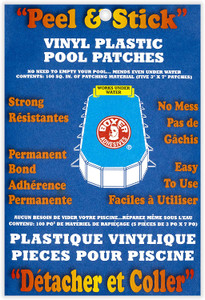 Boxer Adhesives Peel and Stick Vinyl Repair Kit, Large, #10