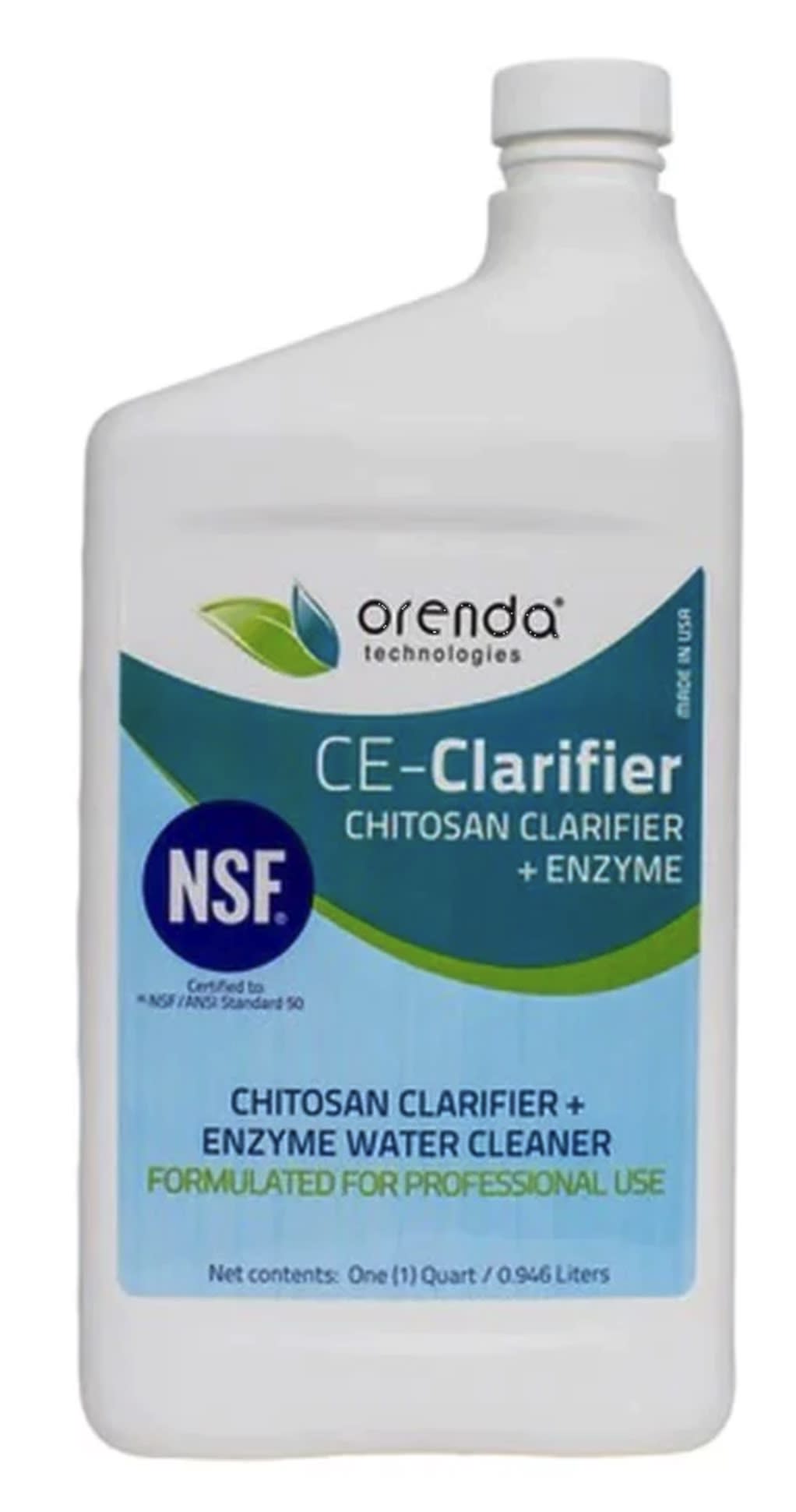 Orenda CE-Clarifier Chitosan Clarifier Plus Enzyme; 1 Quart