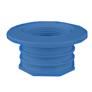 CMP Dark Blue 1.5"FPT x 1.5"S Gunite Wall Fitting, 25523-169-000