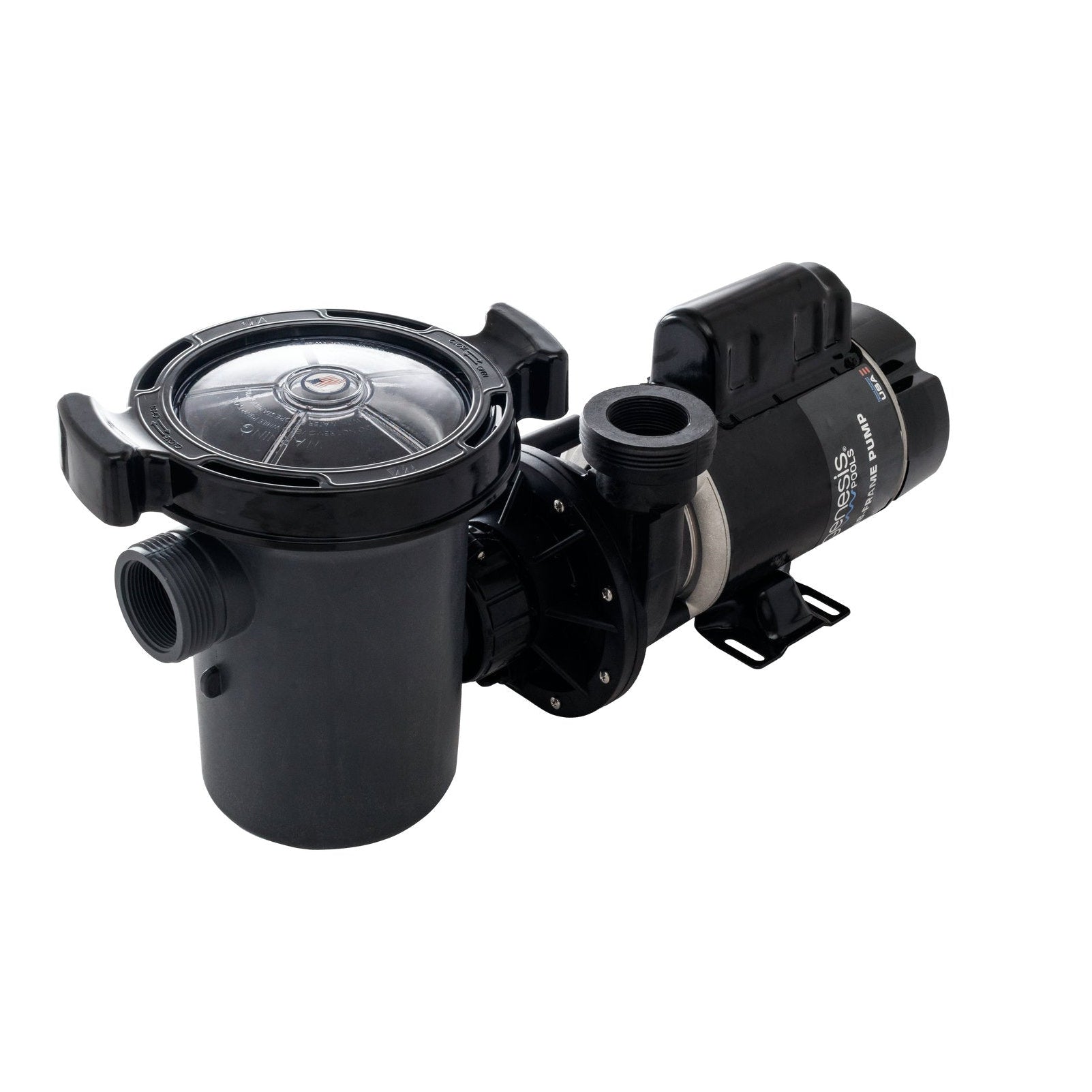 Genesis 2 HP Pump Side Discharge with 3' NEMA Cord, GPSD101NBY, 3-Year Warranty