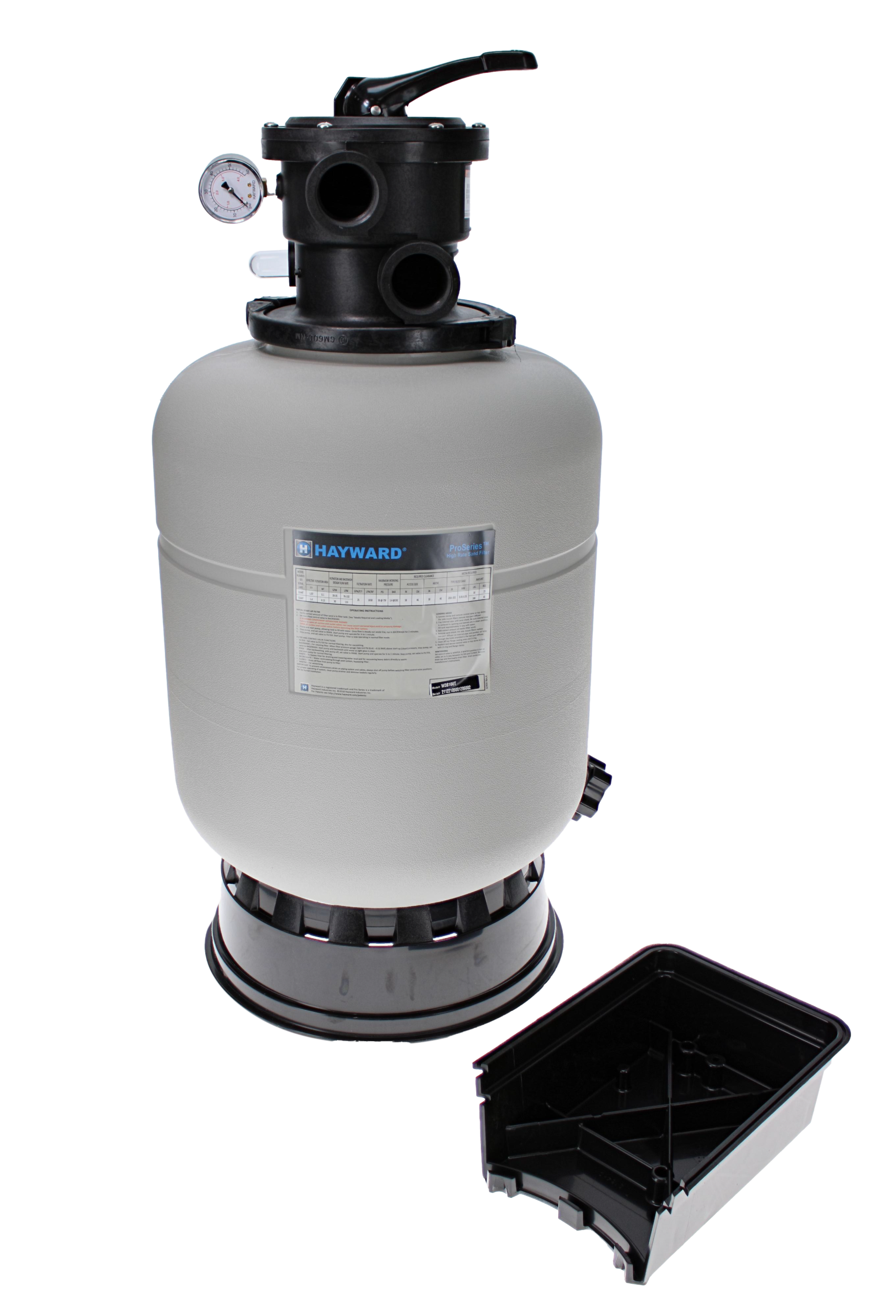 Hayward ProSeries 16" Sand Filter Top Mount with 1.5" Valve | W3S166T