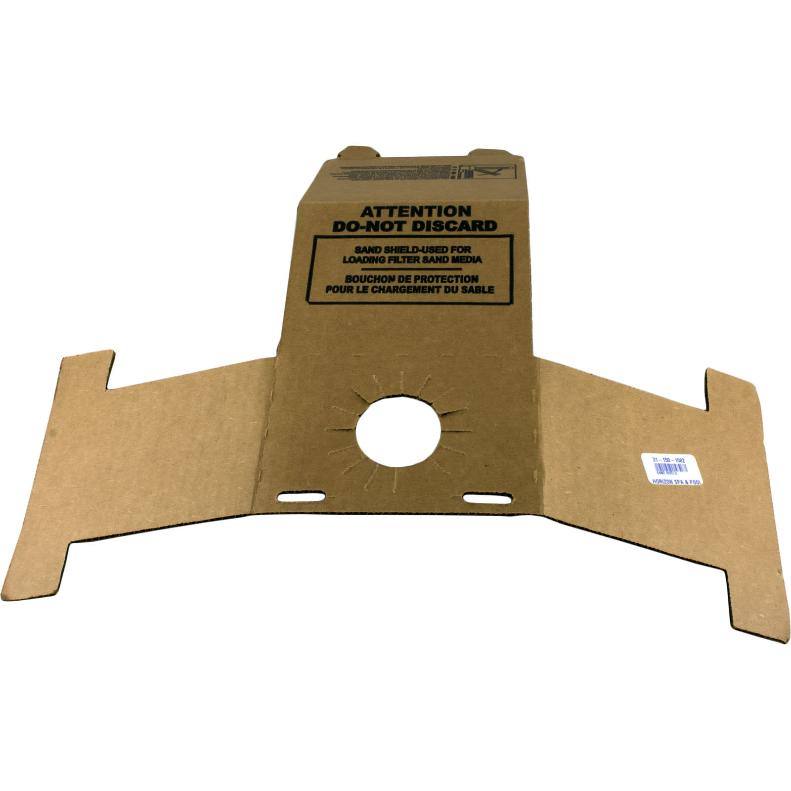Hayward Sand Shield, Corrugated Cardboard Design