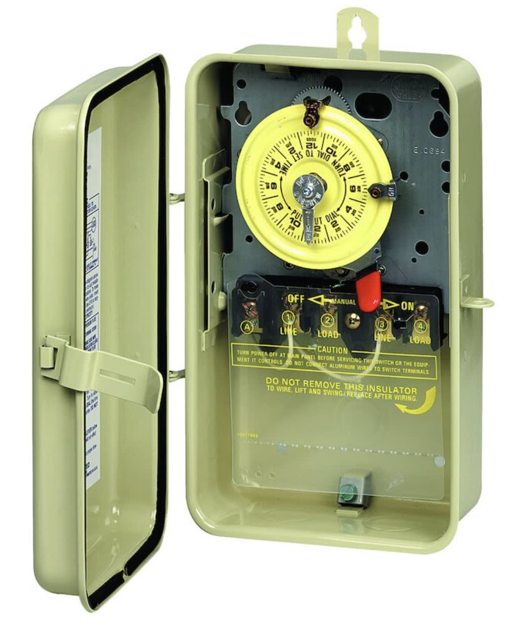 Intermatic 24-Hour 208-277V Mechanical Time Switch, DPST, Type 3R Metal Enclosure