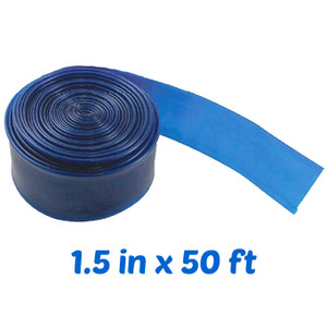 JED 1.5" x 50' Deluxe Backwash Hose, 60-640-050