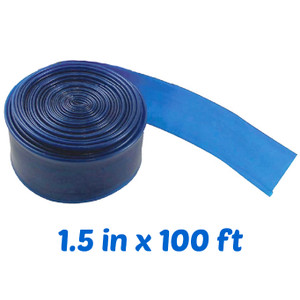 JED 1.5" x 100' Deluxe Backwash Hose, 60-640-100