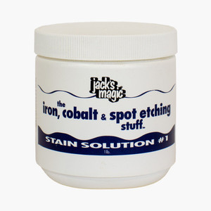 Jack's Magic The Iron Cobalt & Spot Stuff Stain Solution #1, 1 Lb, JMIRON1