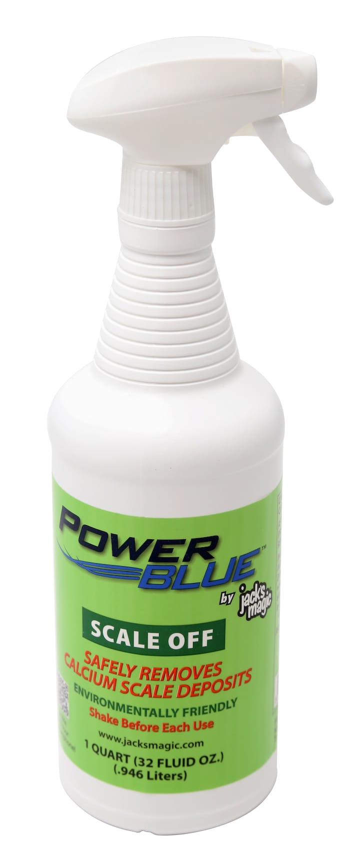 Jack's Magic Quart Bottle Power Blue Scale Off