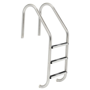 S.R. Smith 3-Step 24 Inch Wide Commercial Ladder 1.90 x .065 Inch - Stainless Steel Treads SLF-24E-3B