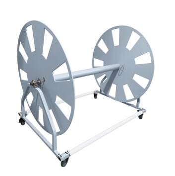S.R. Smith Xl Capacity Lane Line Storage Reel With Plastic Hubs (Gray)