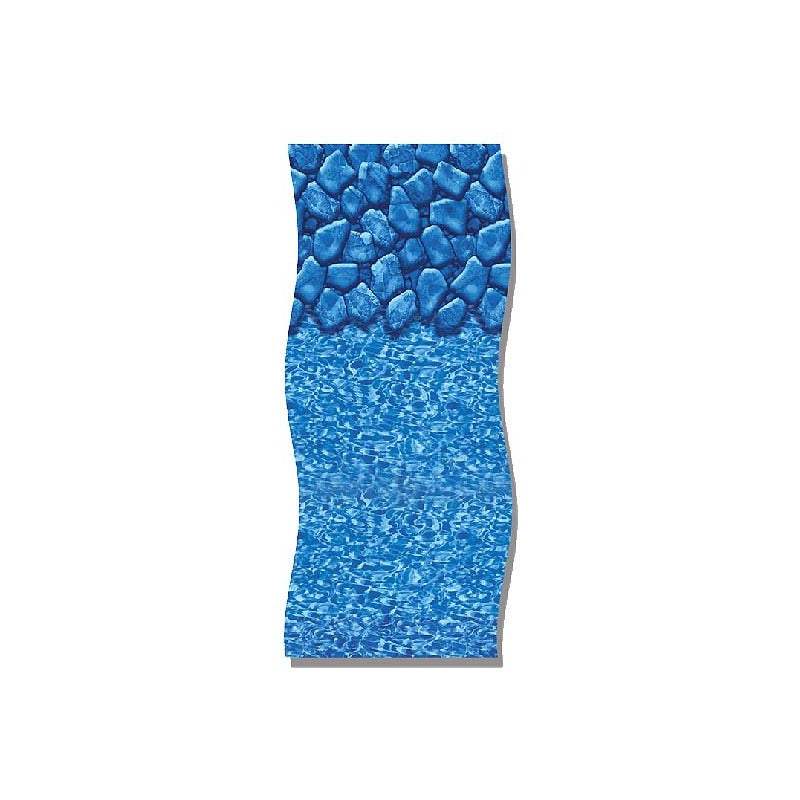 Swimline 24' Round Boulder Swirl Overlap A/G Liner, 48-52" Wall | LI2448BSO