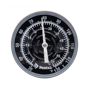 Pentair 1/2'' MNPT Nylon Well In Line Thermometer 30 to 130 Degree F, SL1DW