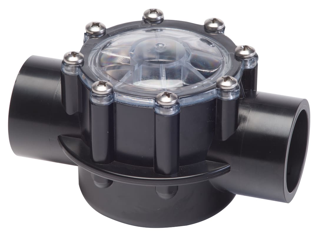 Ocean Blue 180 Degree Straight Check Valve 1.5" x 2"