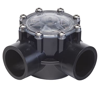 Ocean Blue 90 Degree Straight Check Valve 1.5" x 2"