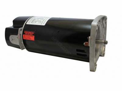 Nidec Aqua-Shield Square Flange Motor 115/230 V 1.65 HP 48 Frame 1-Phase 1-Speed, ASQ165